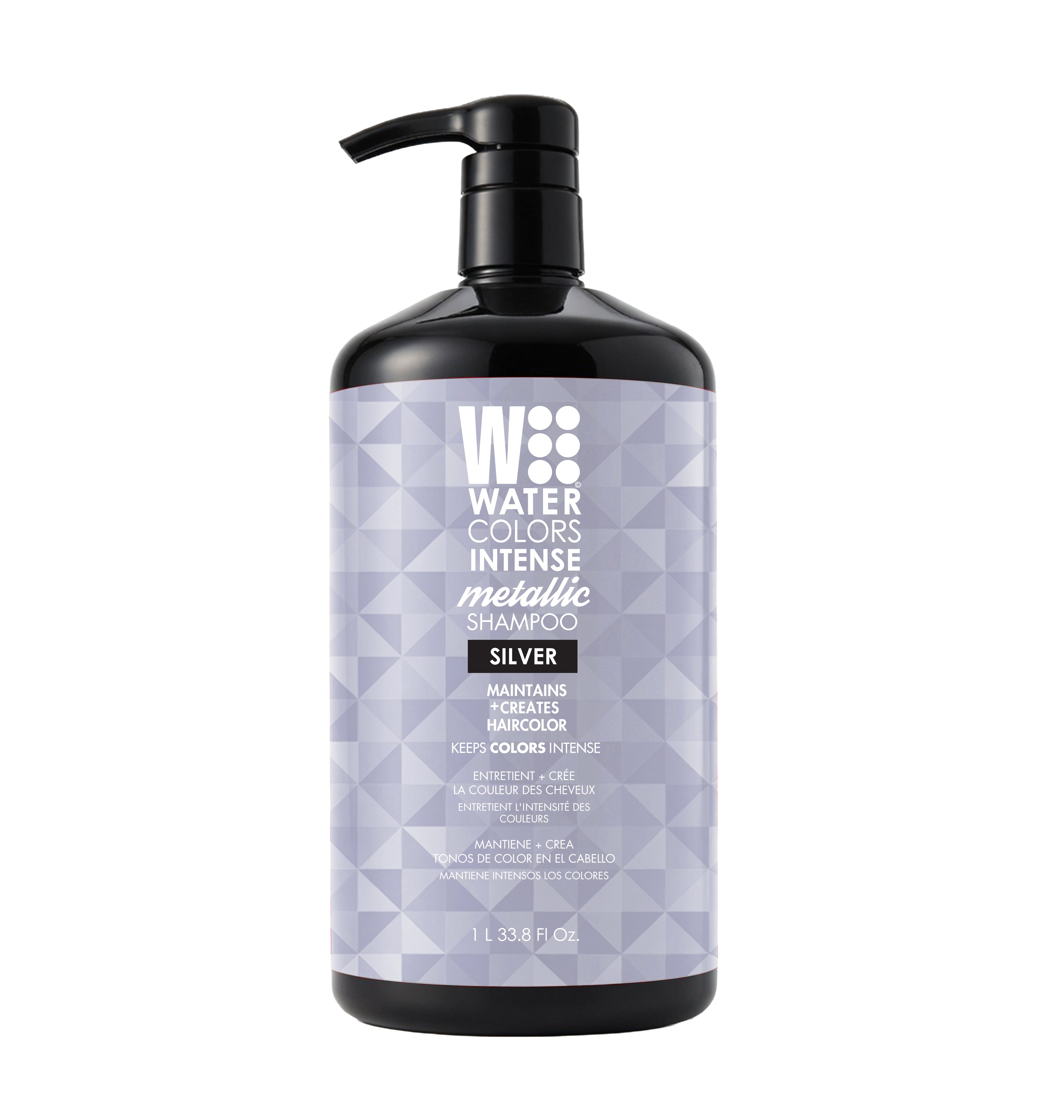 Watercolors Intense Metallic Shampoo Silver Liter