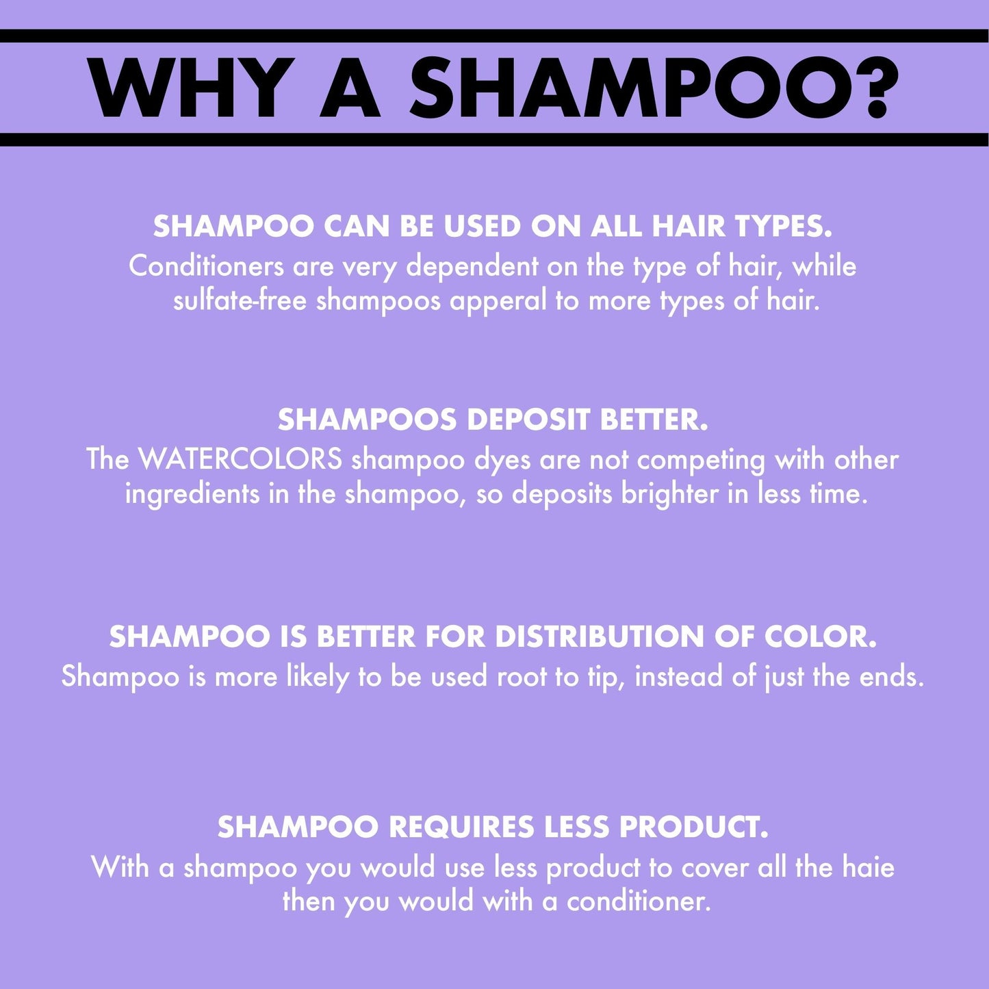 Watercolors Classic Shampoo | Violet Washe