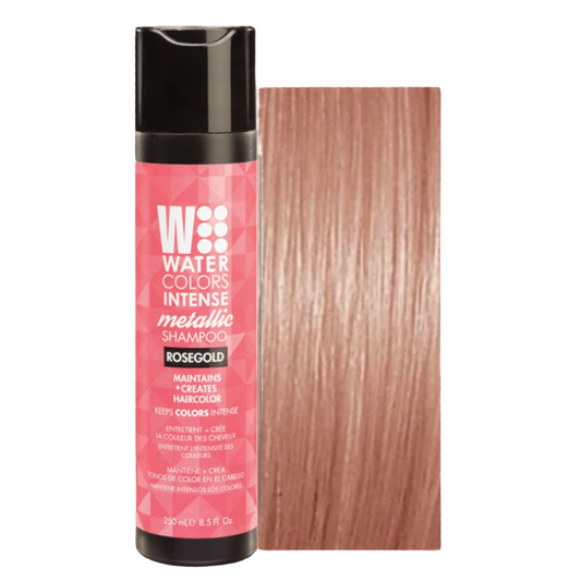 Watercolors Intense Metallic Shampoo | Rose Gold 8 oz