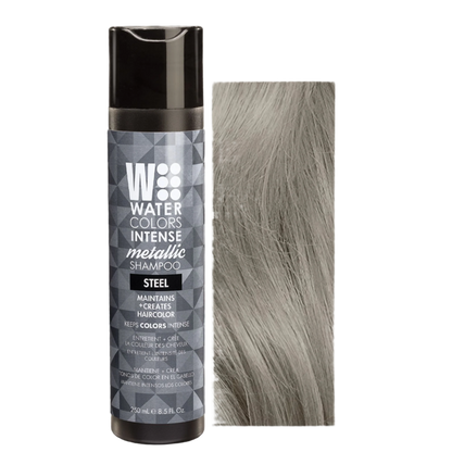 Watercolors Intense Metallic Shampoo | Steel 8 oz
