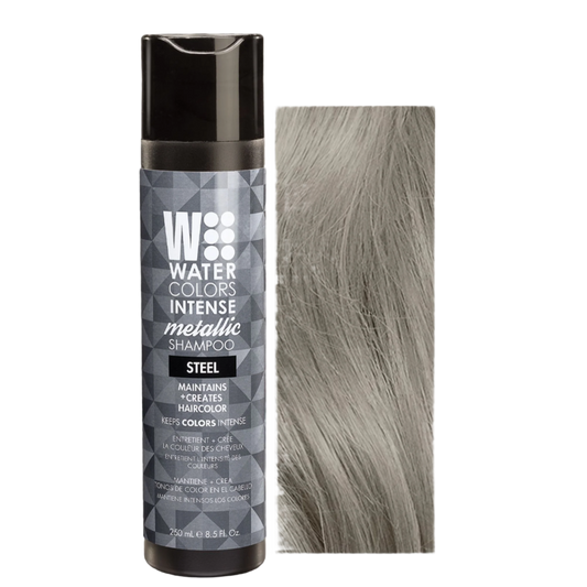 Watercolors Intense Metallic Shampoo | Steel 8 oz