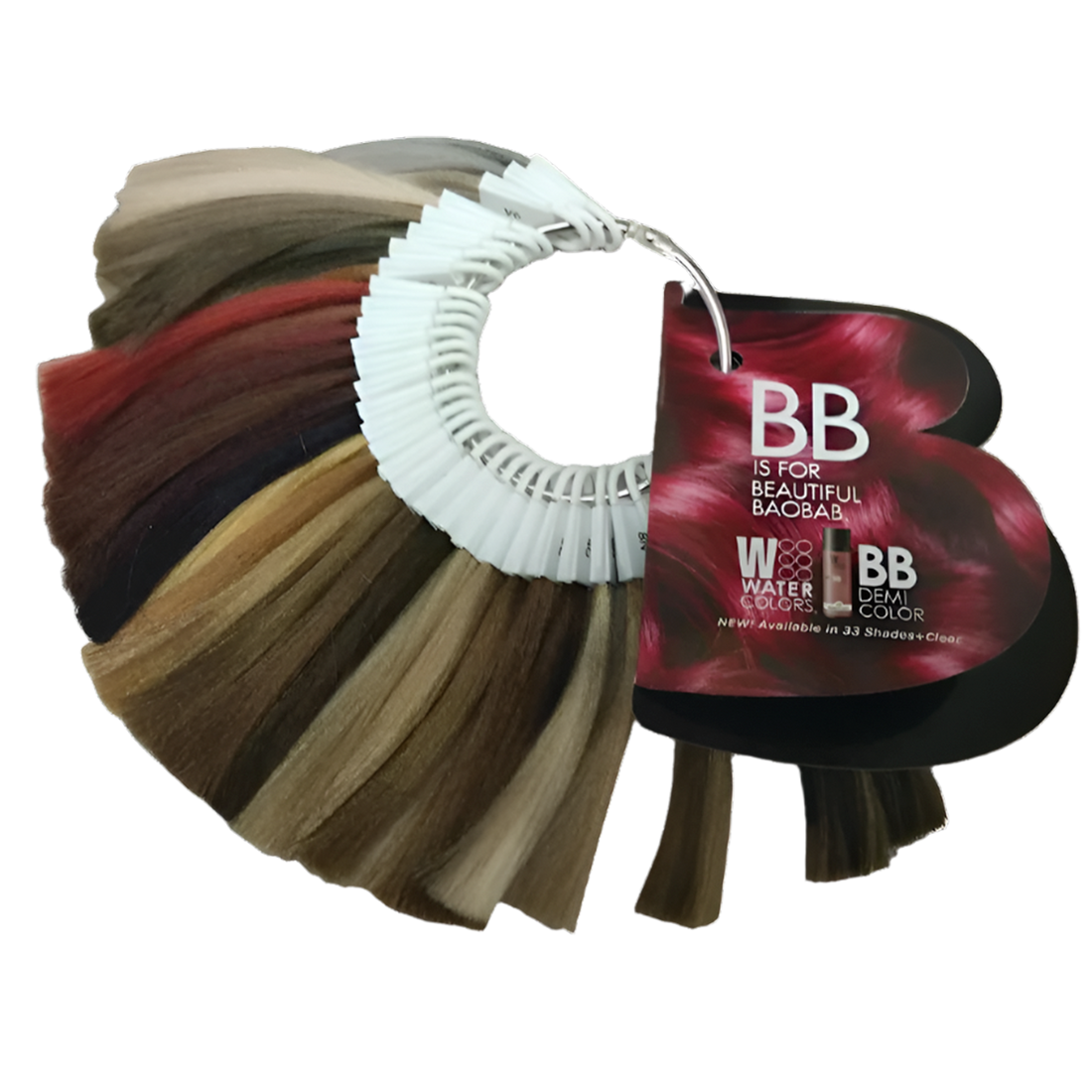 Watercolor BB Demi Permanent Hair Color Swatch Ring