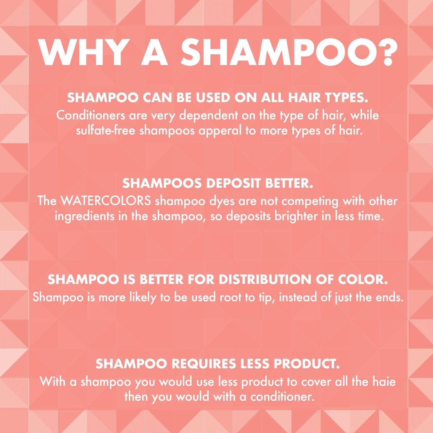 Watercolors Intense Shampoo | Peach 8.5 oz