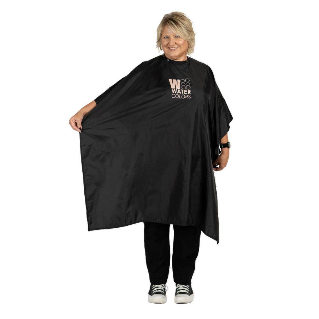 WATERCOLORS Black Styling Cape