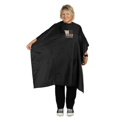 WATERCOLORS Black Styling Cape