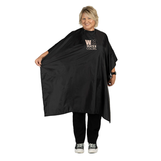 WATERCOLORS Black Styling Cape