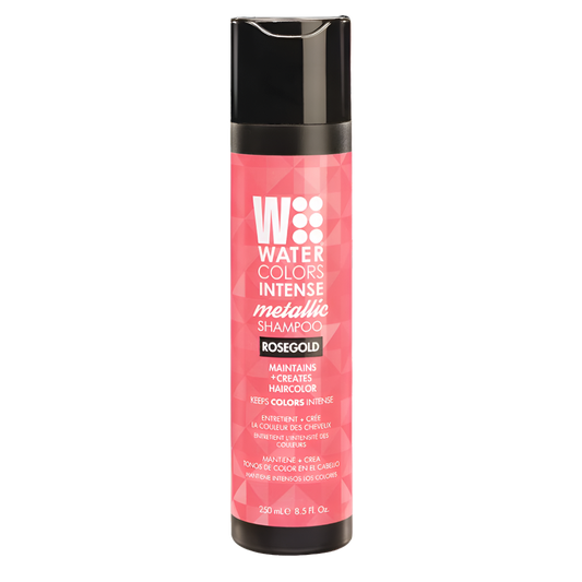 Watercolors Intense Metallic Shampoo | Rose Gold 8 oz