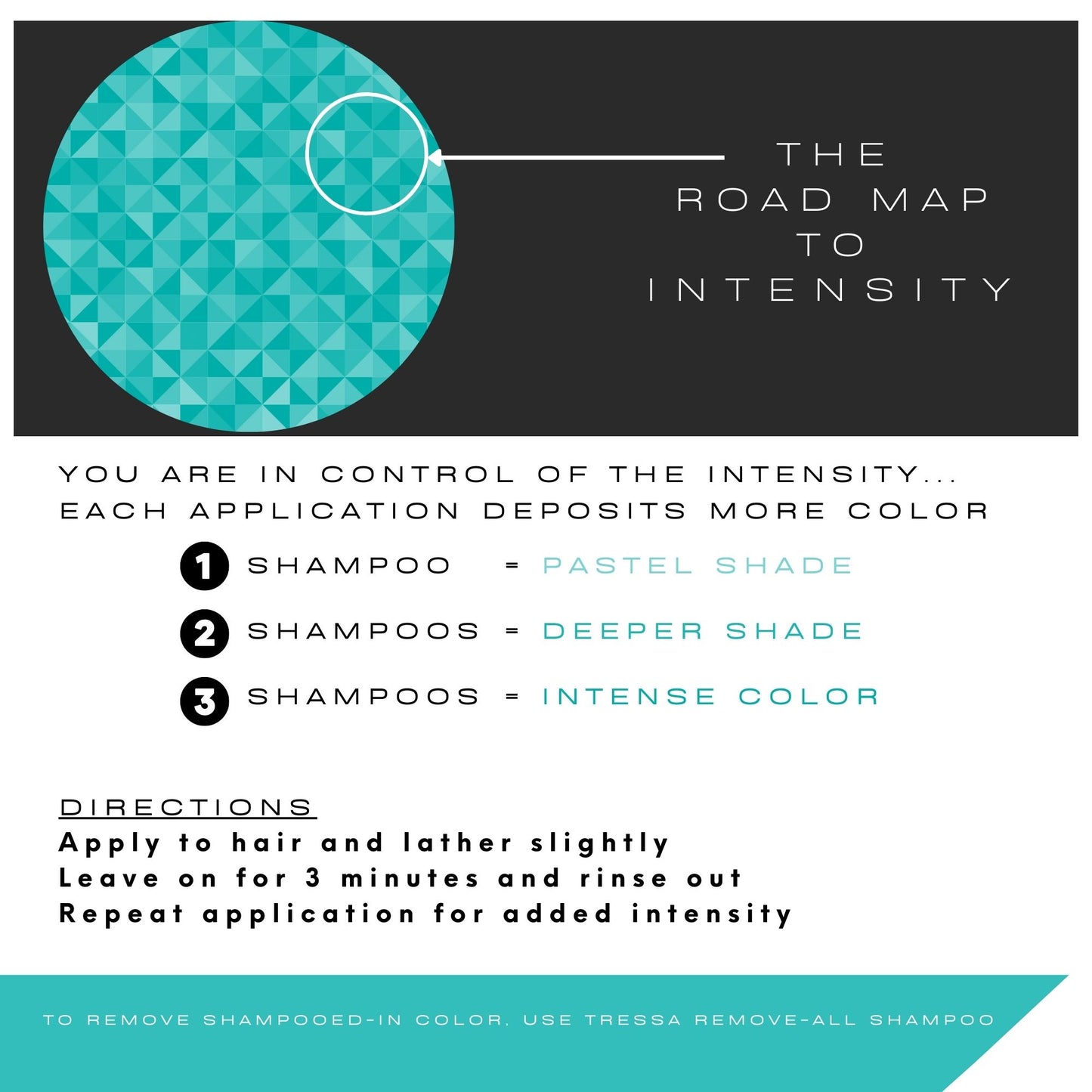 Watercolors Intense Shampoo | Teal 8.5 oz