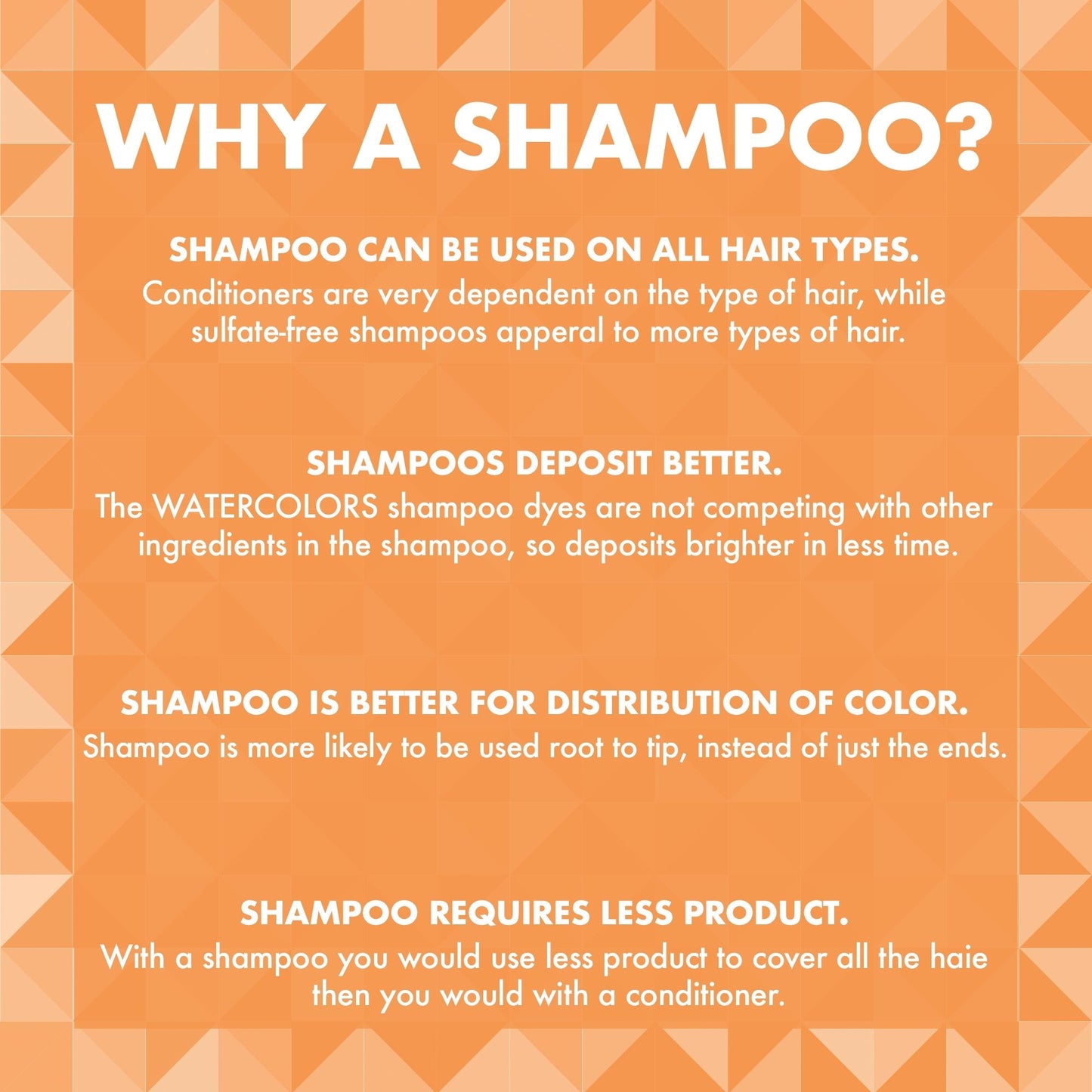 Watercolors Intense Metallic Shampoo | Copper 8 oz