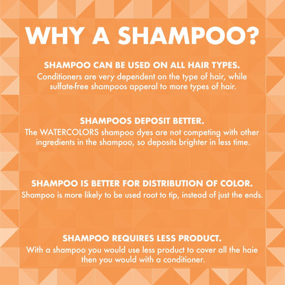 Watercolors Intense Metallic Shampoo | Copper 8 oz