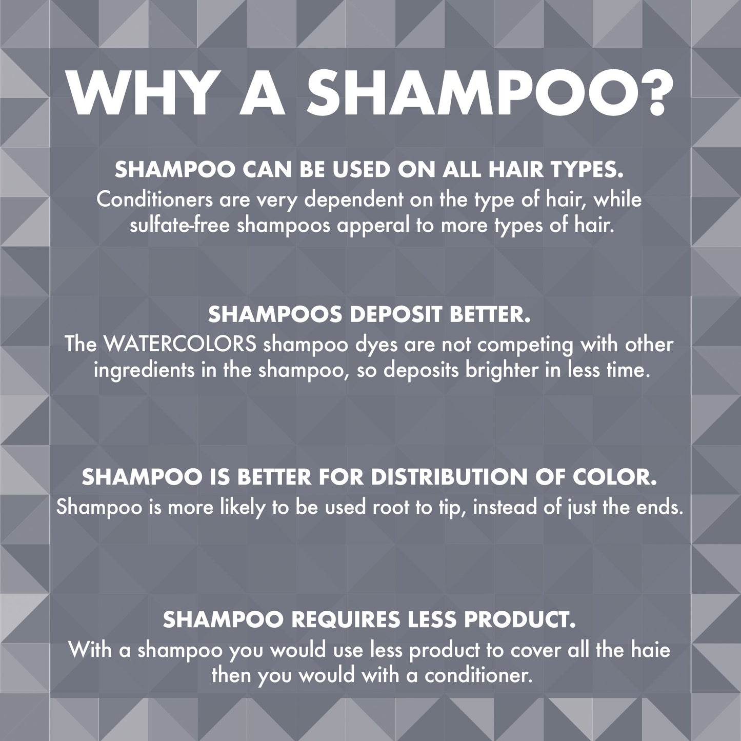 Watercolors Intense Metallic Shampoo | Steel 8 oz