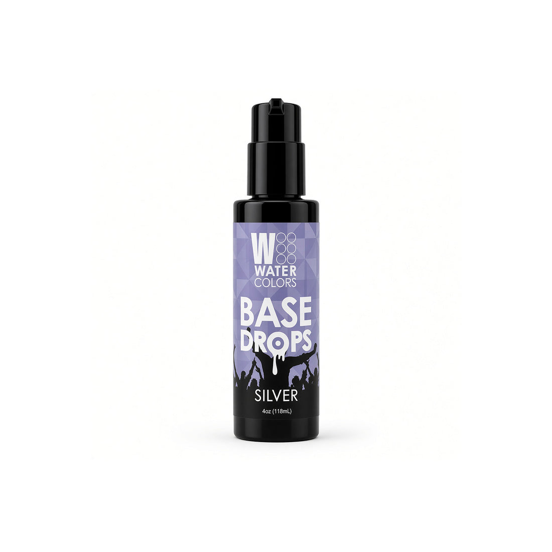WATERCOLORS BASE DROPS SILVER 4OZ