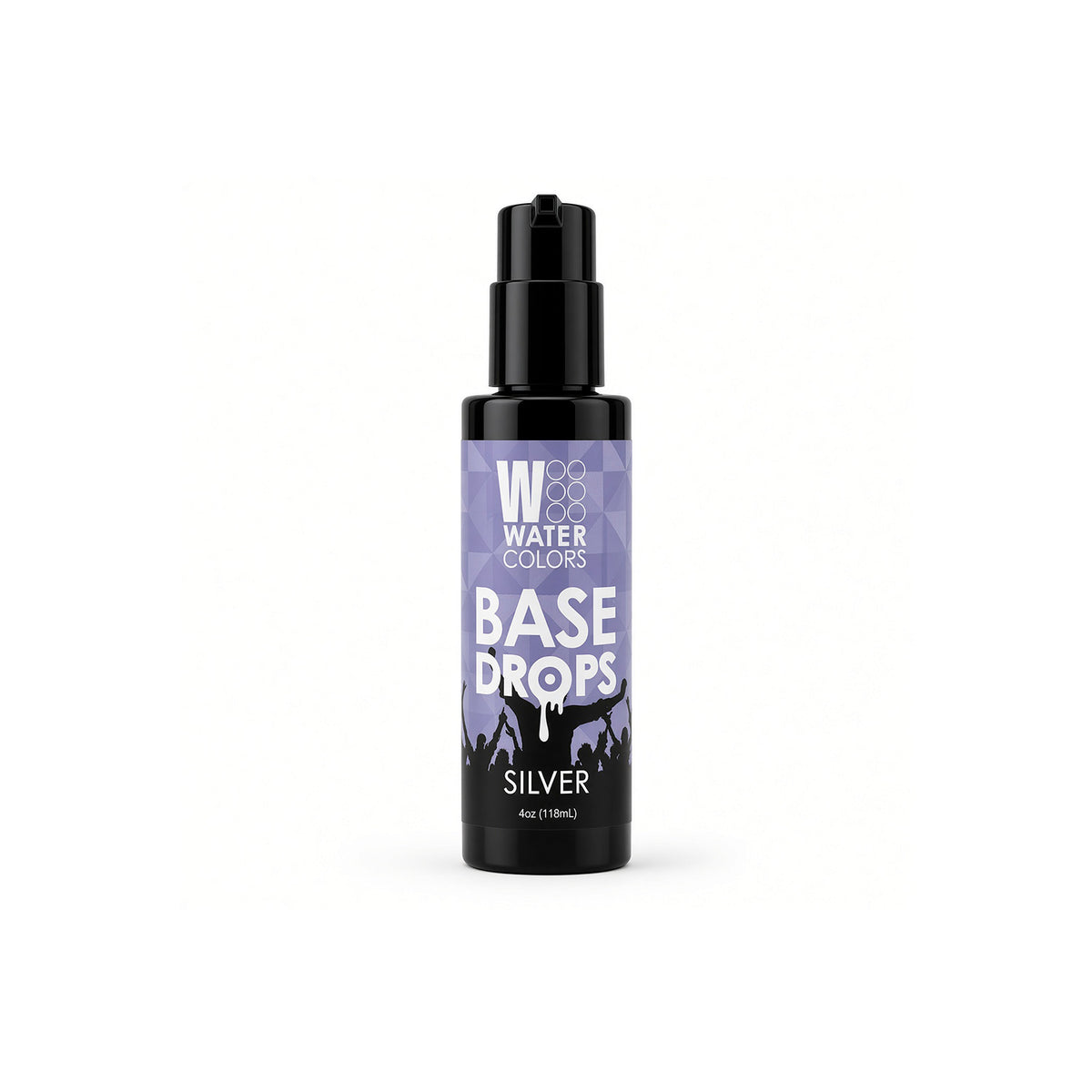 WATERCOLORS BASE DROPS SILVER 4OZ